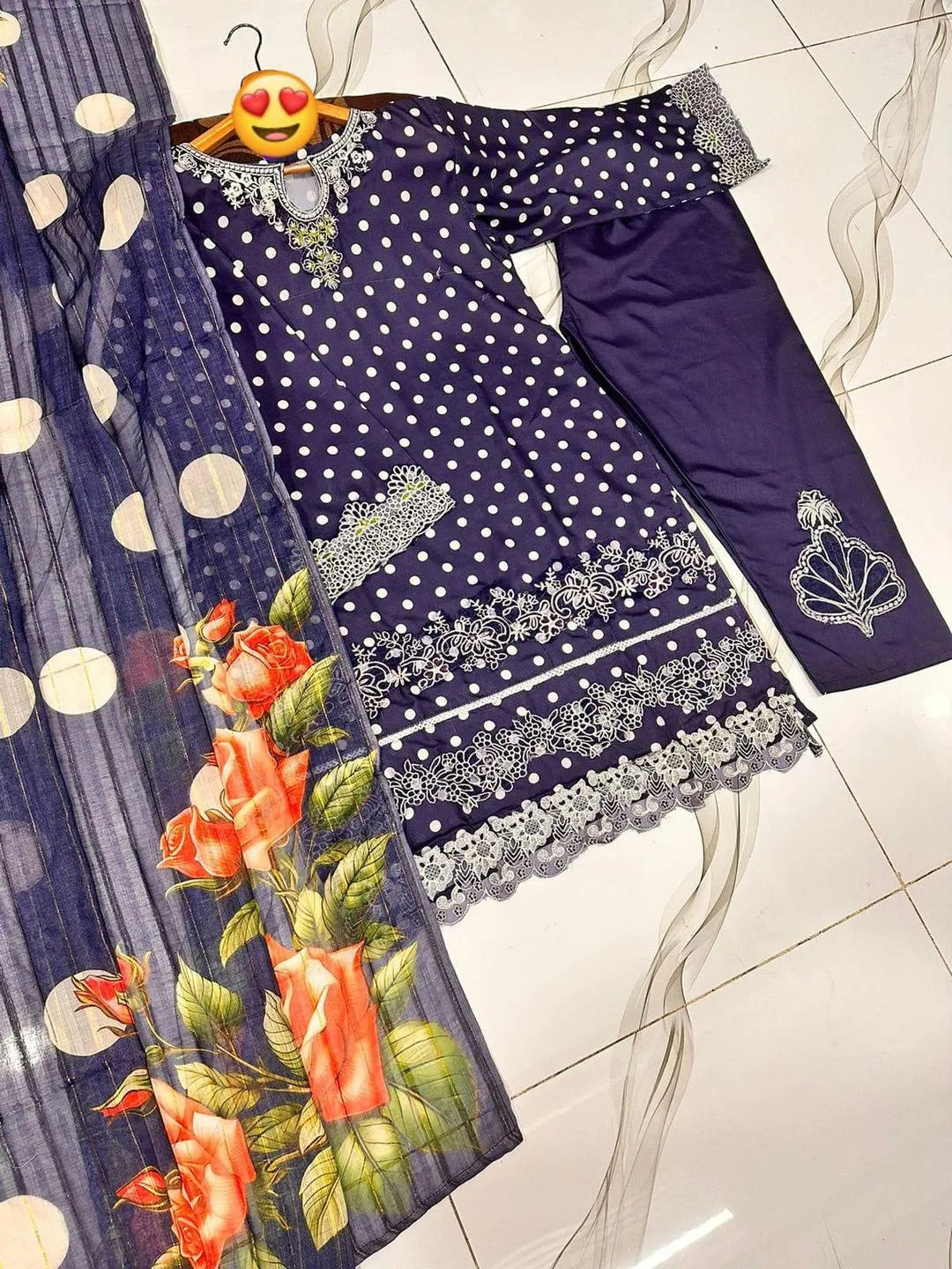Elegant 3-Piece Swiss Lawn Suit for Eid & Weddings