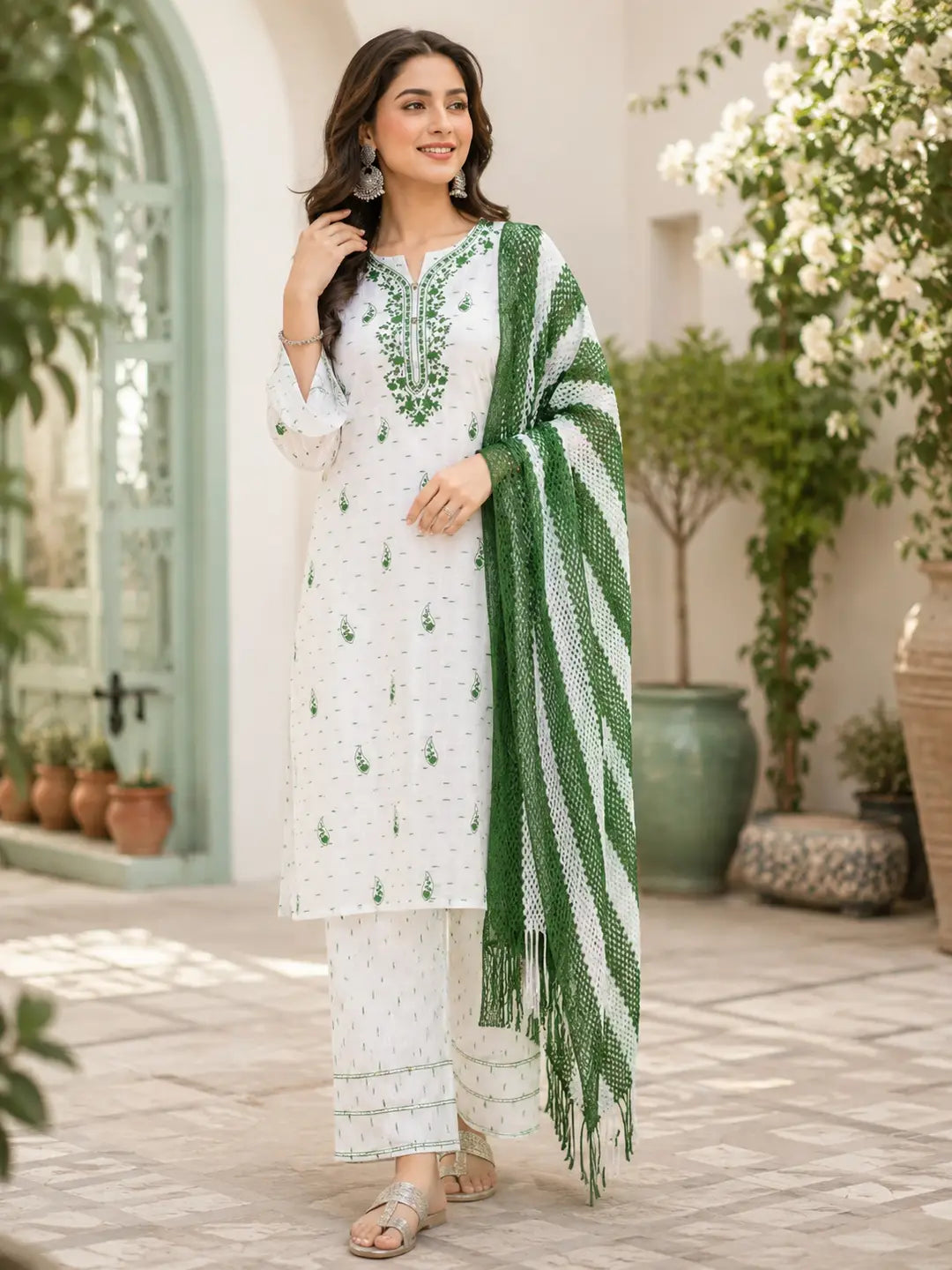14 August 3 Pcs Women's Stitched Fancy Embroidered Suit