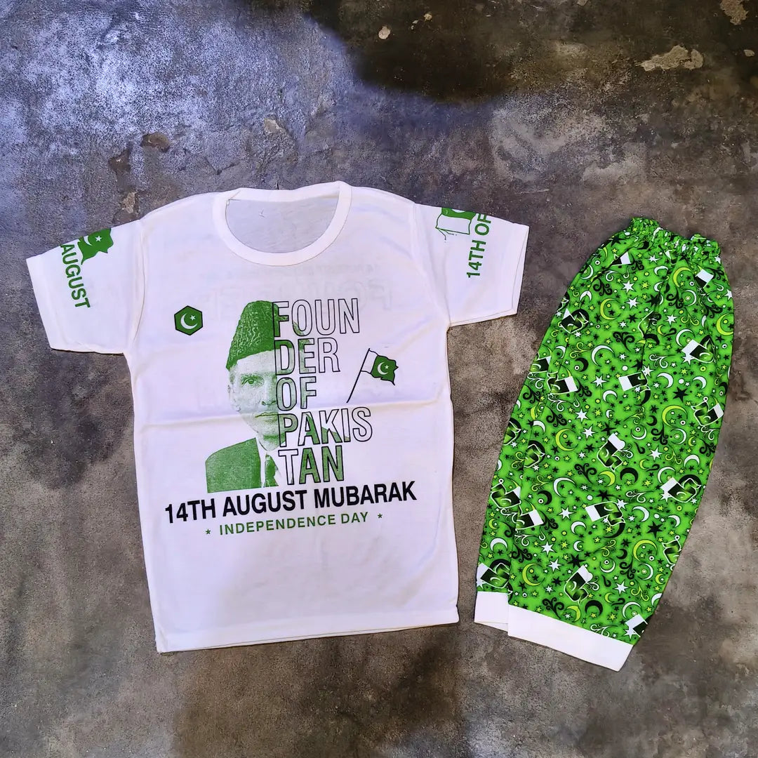 14 August 2 Pcs Boy's Shirt And Shorts Set