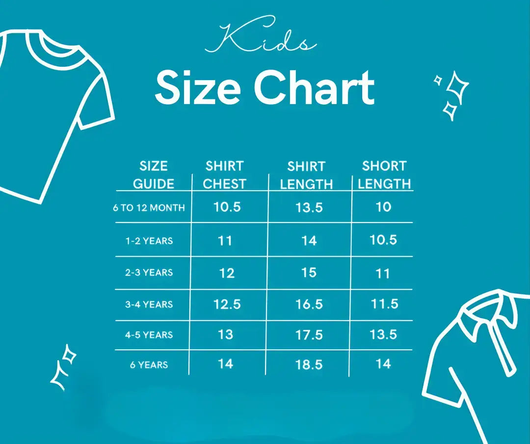 14 August 2 Pcs Dhanak Shirt And Shorts Set 3 to 8 Year Boys