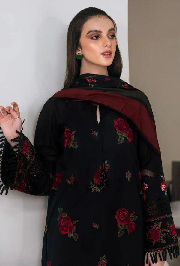 MIX TRENDING DESIGNS 3 Pcs Unstitched Embroidered Suit