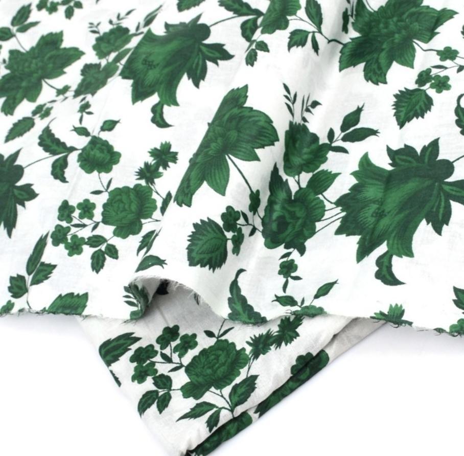 Green Floral Lawn Suit for 14th August Pakistan