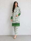 2 Pcs Women's Unstitched Printed Suit